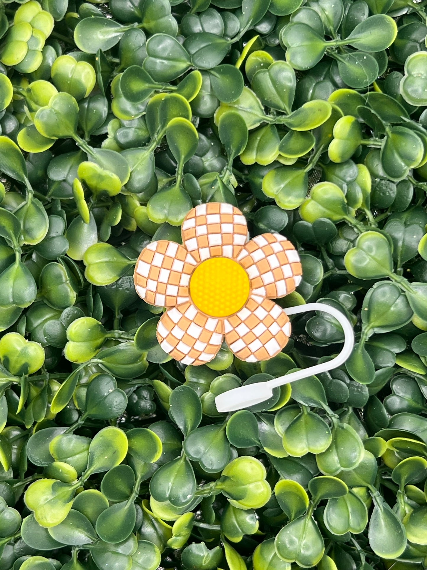 Checkered Flower Topper