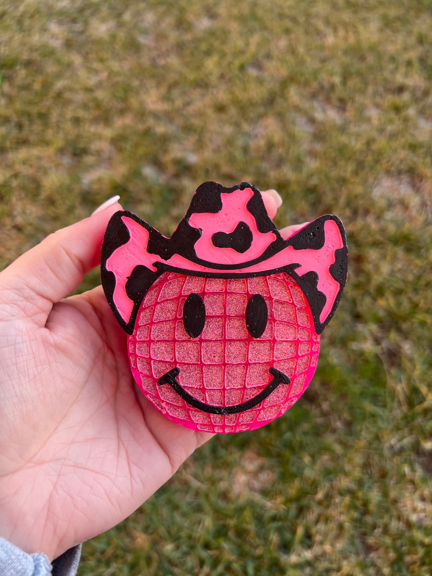 Cow Print Discoball