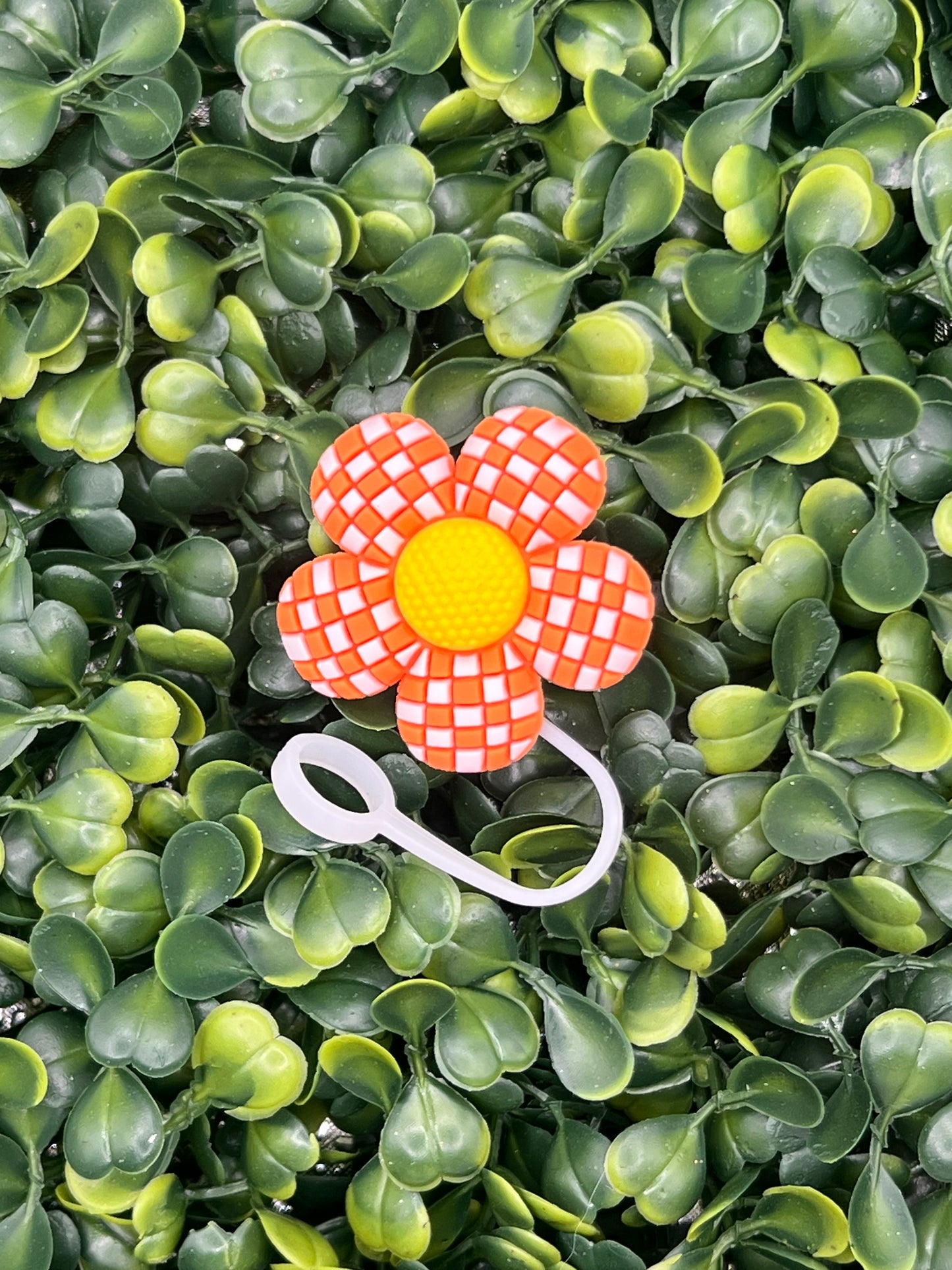 Checkered Flower Topper