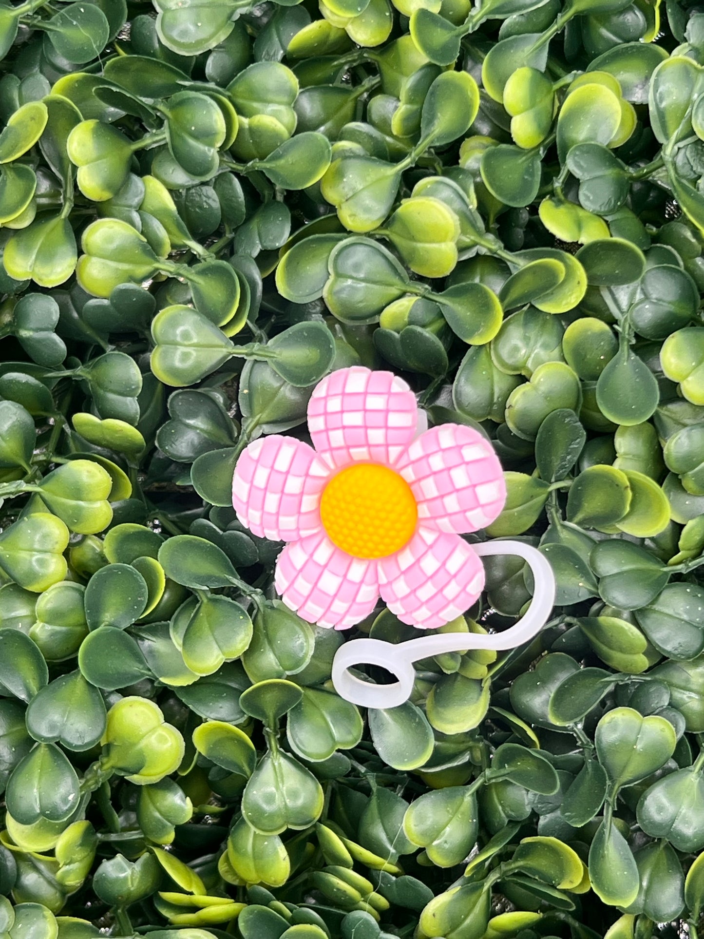 Checkered Flower Topper