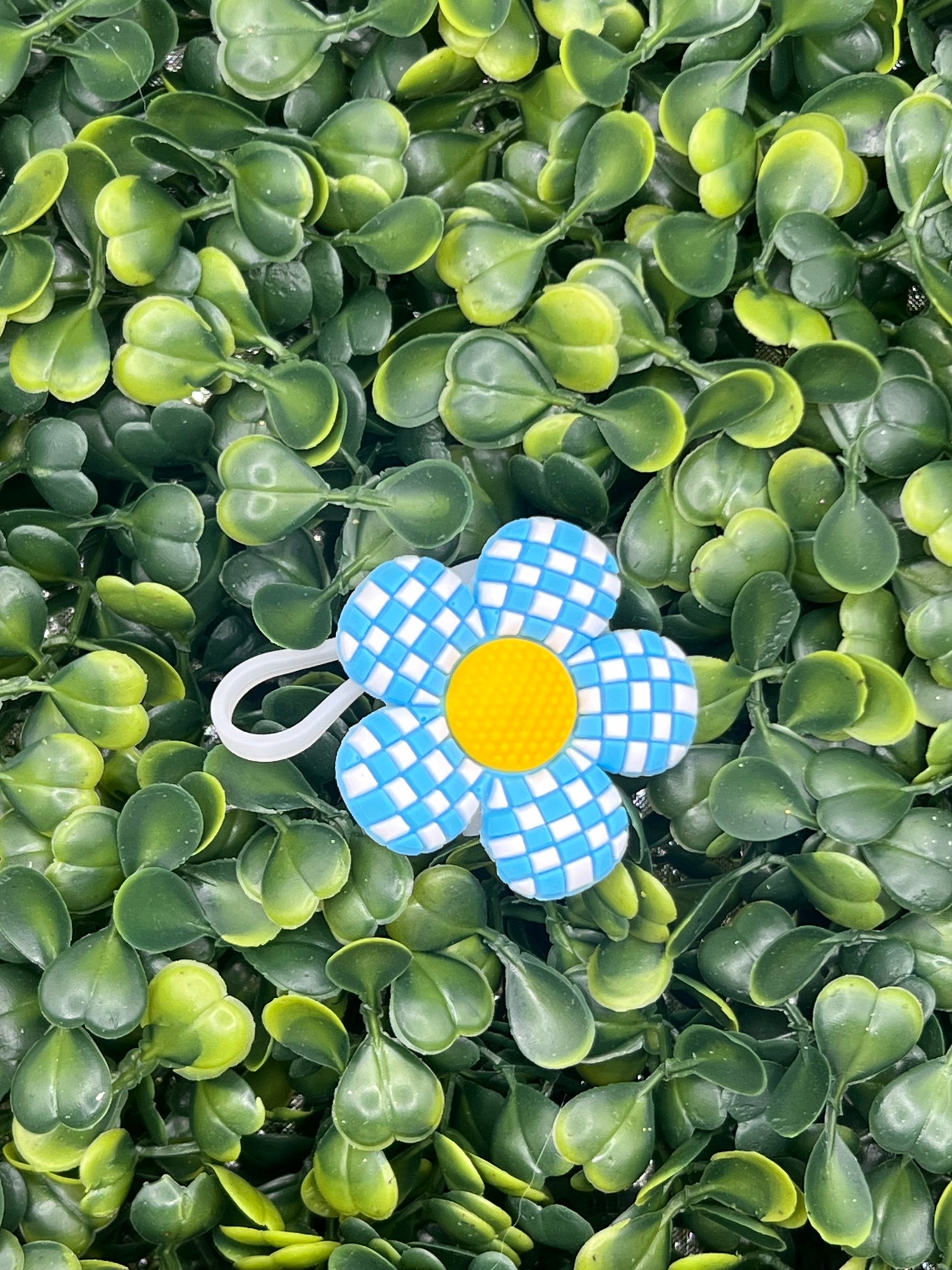Checkered Flower Topper
