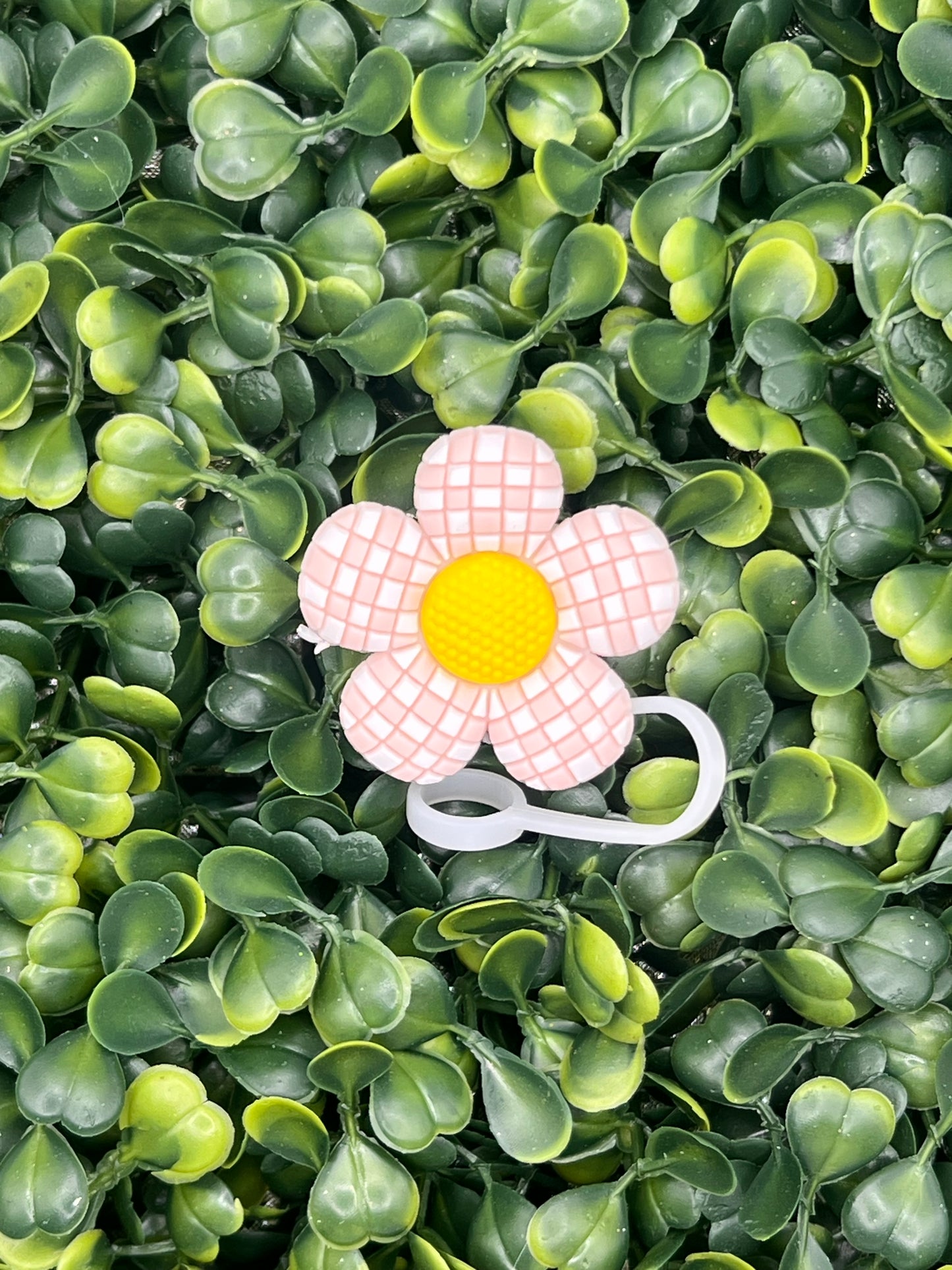 Checkered Flower Topper