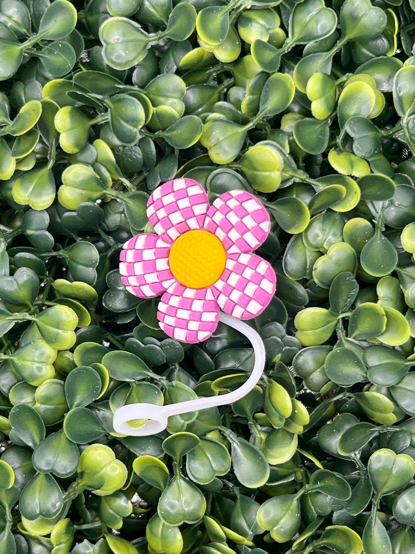 Checkered Flower Topper