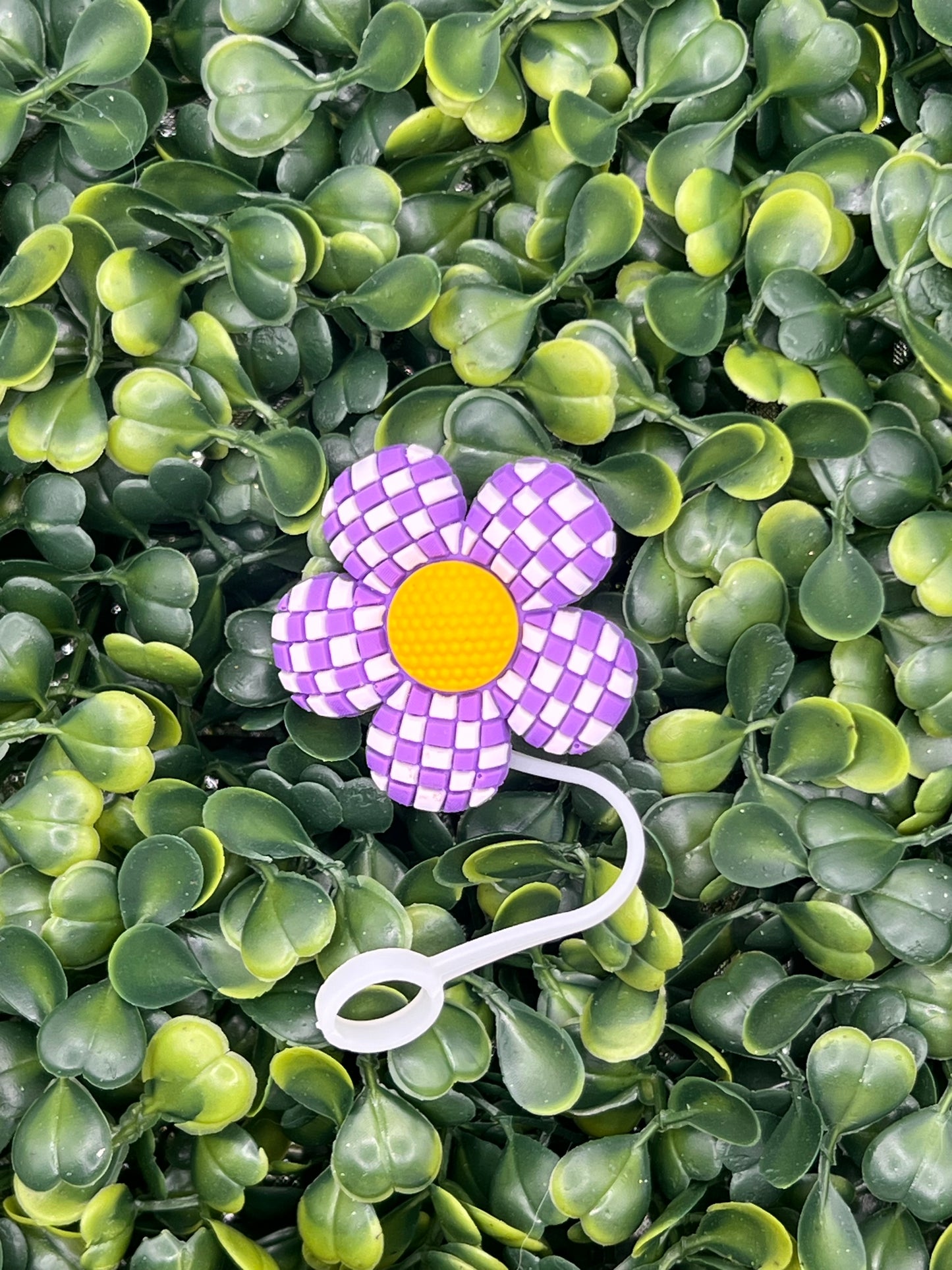 Checkered Flower Topper