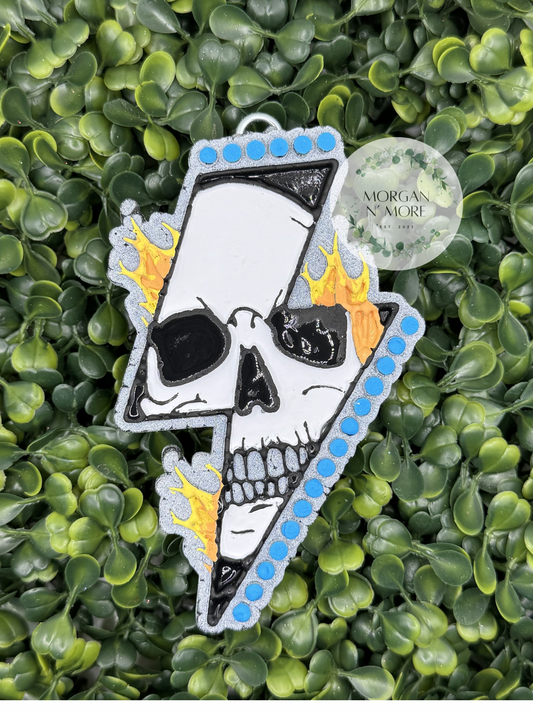 Skull Lightning Bolt