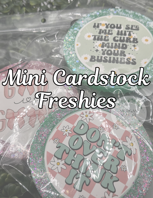 Mini Cardstock Freshies