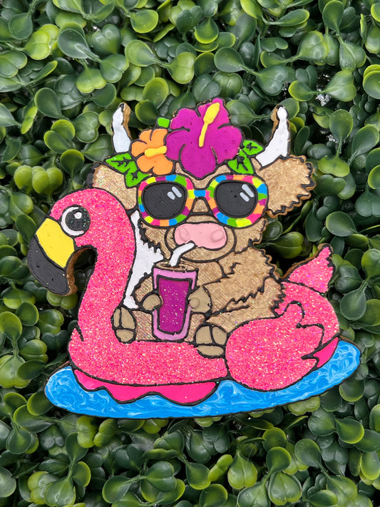 Cow On Float